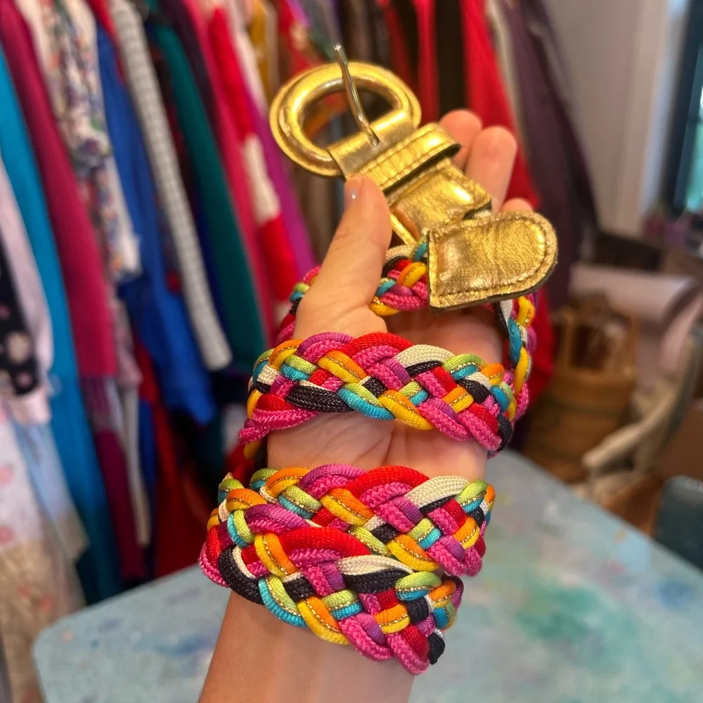 Vintage Colorful Corded Belt